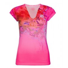 Футболка Bidi Badu W354009191-PKRD "BELLA 2.0 TECH V-NECK TEE"